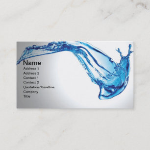 Carte de visite eau