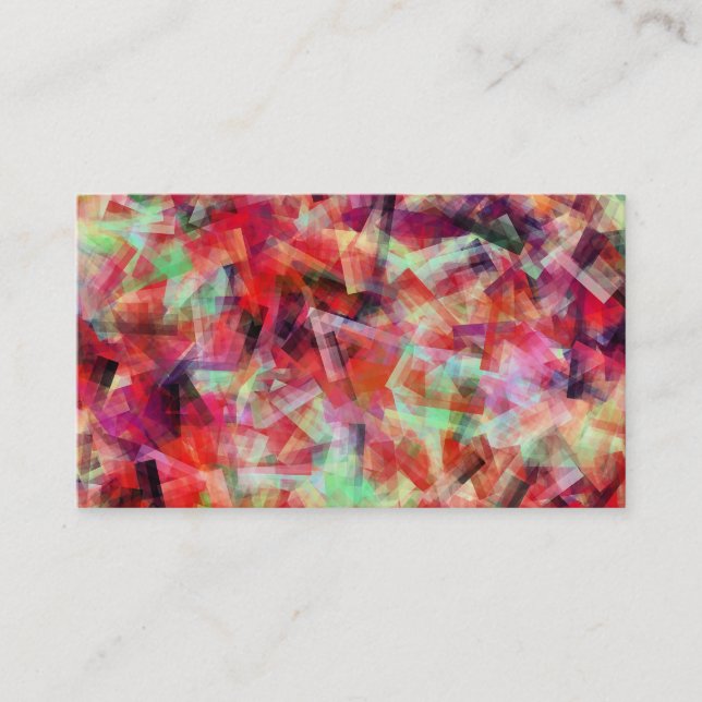 CARTE DE VISITE EAU ABSTRAITE 2 (Devant)