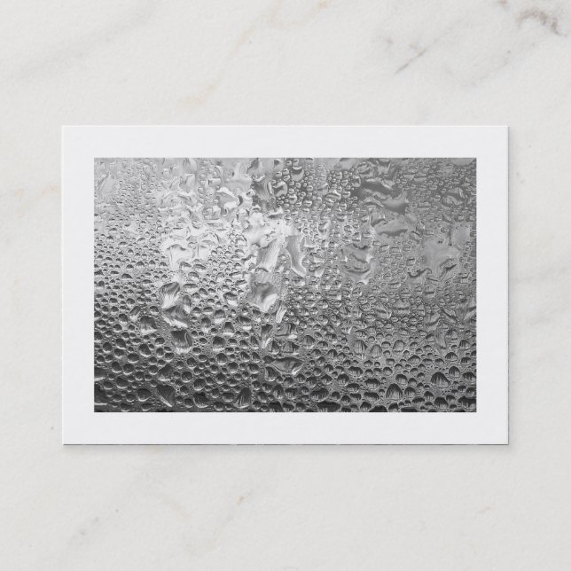 Carte De Visite Eau cool (bordée) (Devant)