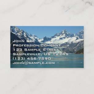 Carte De Visite Eaux alimentées par les glaciers de l'Alaska