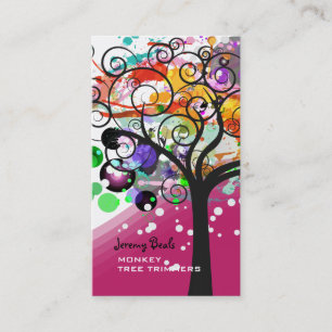 Carte De Visite Éboueurs d'arbres Grunge de PixDezines
