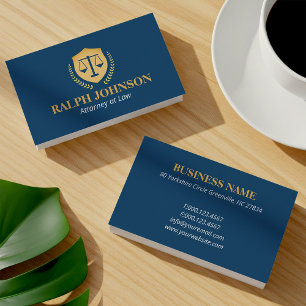 Carte De Visite Écailles dorées de la Marine Avocat spécialisé en 
