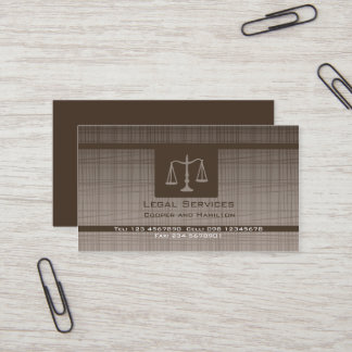 Carte De Visite Échelles de mandataire de justice