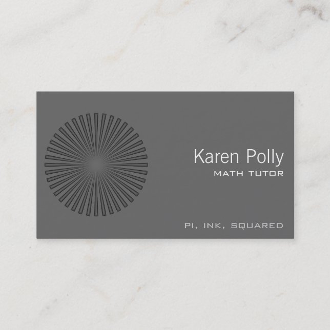 Carte De Visite Éclat (Devant)