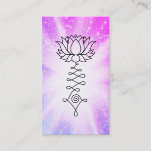Carte De Visite *~* Éclats Magenta Lotus Reiki Énergie de guéri