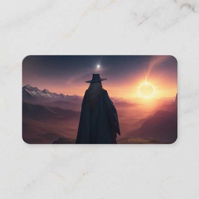 Carte De Visite Éclipse des visions du magicien Signet (Devant)