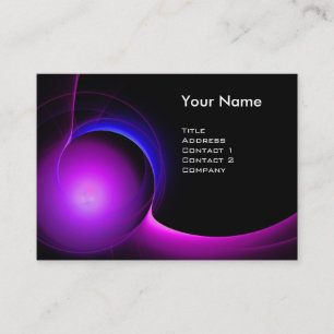 Carte De Visite ECLIPSE MONOGRAM Vibrant violet noir