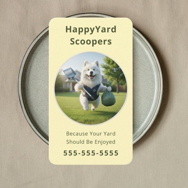Carte De Visite Eco-Friendly Pet Waste Removal Dog Poop Scooper (Créateur téléchargé)