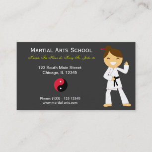 Carte De Visite École d'arts martiaux
