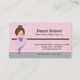 Carte De Visite École de danse