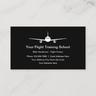 Carte De Visite École de formation de pilotage de vol