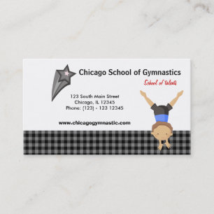 Carte De Visite École de gymnastique