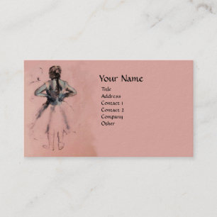 CARTE DE VISITE ÉCOLE DES DANSEURS CLASSIQUES DE /BALLERINA DE