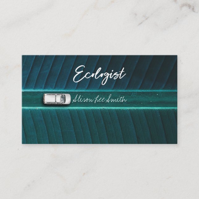 Carte de visite écologique (Devant)