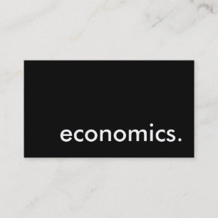 Carte De Visite économie.