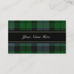Carte de visite écossais de Tartan Plaid de MacKa