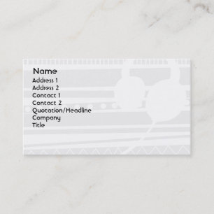 Carte De Visite Écouteurs - affaires