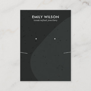 CARTE DE VISITE ÉCRAGE DE REGARDE EN COULEUR NOIR CÉRAMIQUE