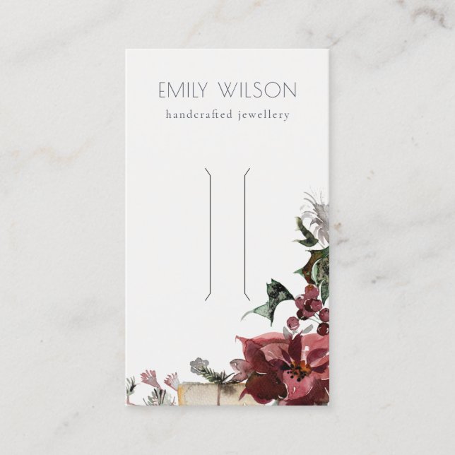 Carte De Visite Écran chaud Festif Folio Bow Clip (Devant)