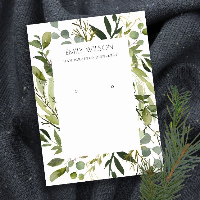 CARTE DE VISITE ÉCRAN COOL VERT FLIAGE WREATING CADRE EARRÊT (Créateur téléchargé)