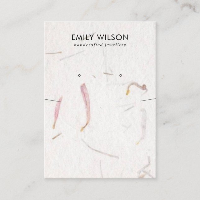 CARTE DE VISITE ÉCRAN D'APPAREIL D'APPAREIL DE PAPIER À LA MAIN (Devant)