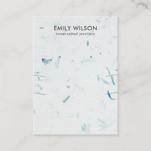 CARTE DE VISITE ÉCRAN D'APPAREIL D'APPAREIL PETAL FAIT À LA MAIN L