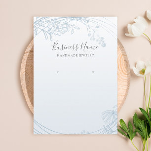 Carte De Visite Écran de bijouterie bleu-duché