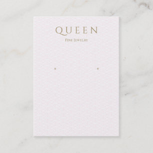 Carte De Visite Écran de bijoux pour Motif rose subtil