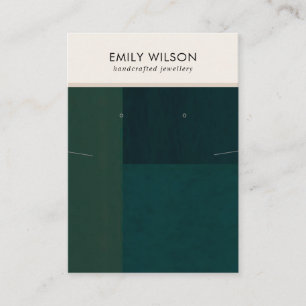 CARTE DE VISITE ÉCRAN DE COULEUR VERT BLANC DE COULEUR DE COULEUR