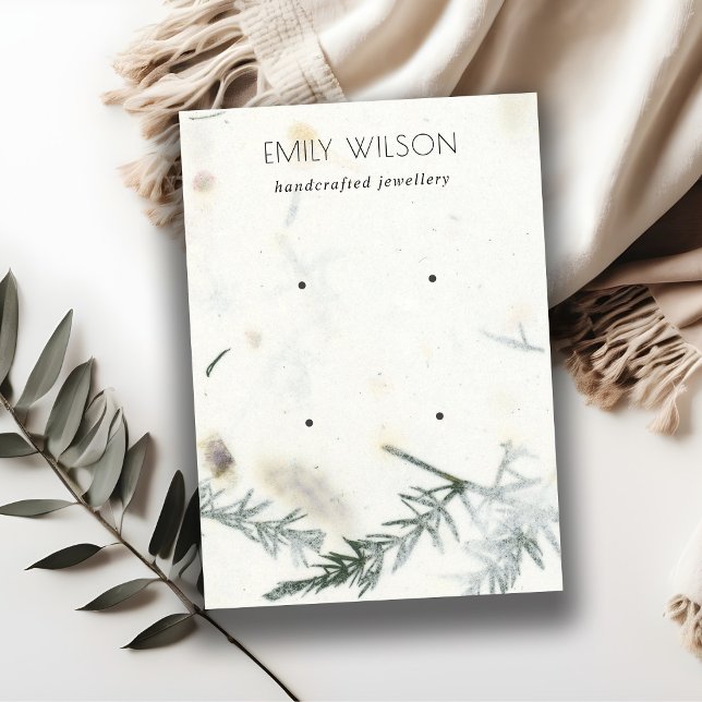 Carte De Visite Écran de l'oreille pour feuillages papier à main T (Créateur téléchargé)