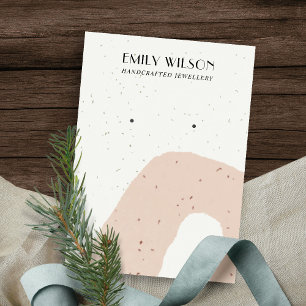 CARTE DE VISITE ÉCRAN DE PÊCHE BLANC ABSTRAIT