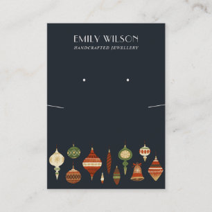 CARTE DE VISITE ÉCRAN DE RESTAURATION DE L'ORNAMENT NAVY CHRISTMAS