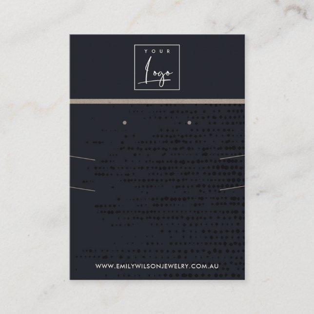 CARTE DE VISITE ÉCRAN D'ÉQUIPEMENT DE L'ÉCRAN DE LA COUVERTURE NOI (Devant)