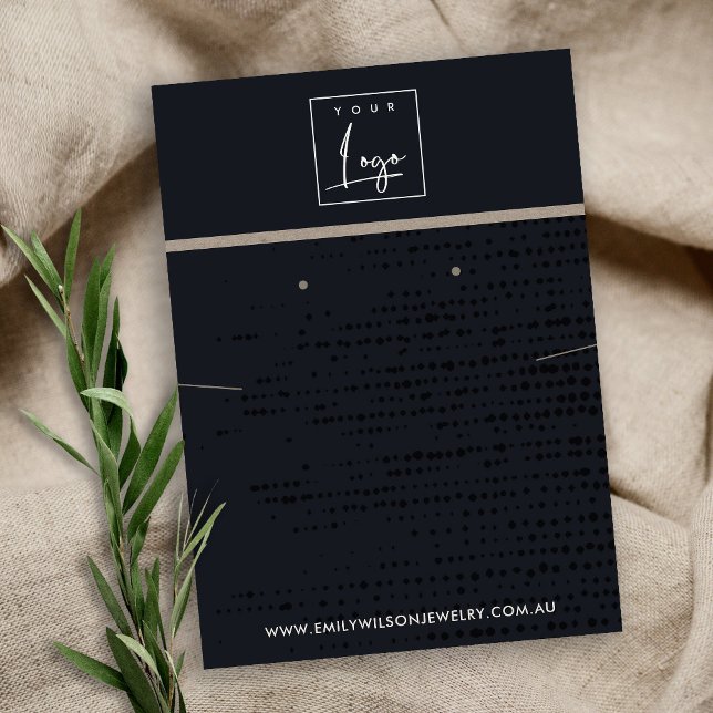 CARTE DE VISITE ÉCRAN D'ÉQUIPEMENT DE L'ÉCRAN DE LA COUVERTURE NOI (Créateur téléchargé)