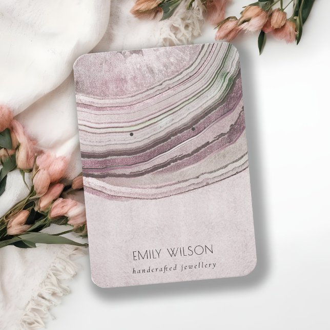 Carte De Visite Écran d'oreille à oreille de la compote Lilac (Créateur téléchargé)