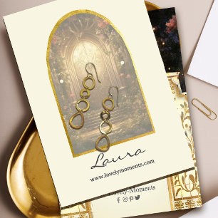 Carte De Visite Écran d'oreille Enchanted Garden Gate