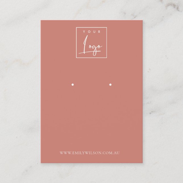 Carte De Visite Écran d'oreille minimal simple à base de tomate ro (Devant)