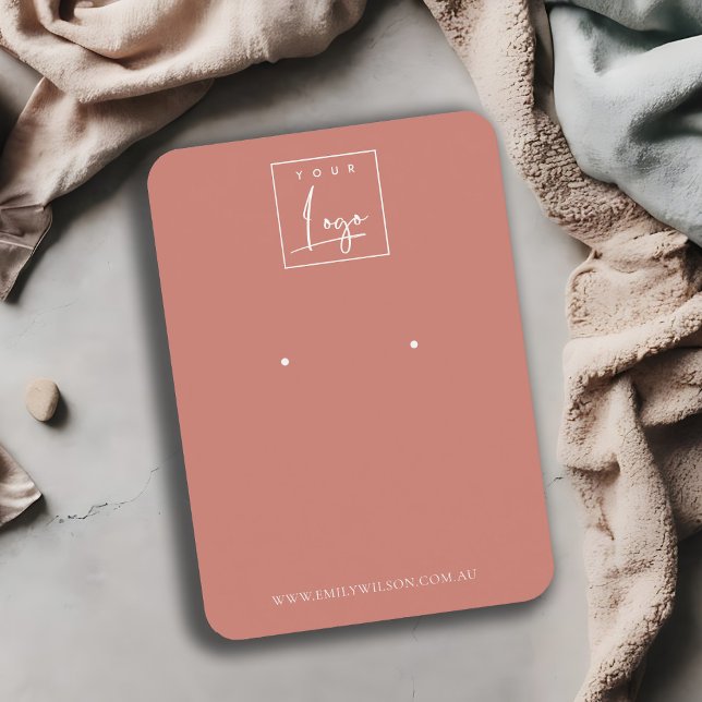 Carte De Visite Écran d'oreille minimal simple à base de tomate ro (Créateur téléchargé)