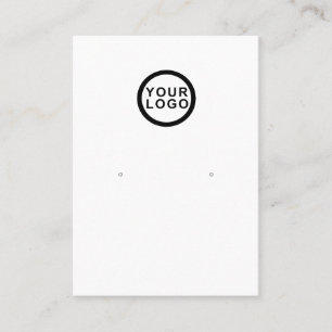 Carte De Visite Écran d'oreille pour bijoux simple et minimal
