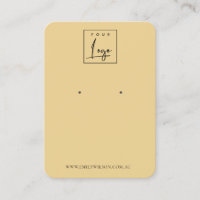 Écran d'oreille simple ocre jaune muté