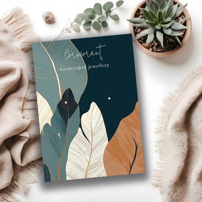 Carte De Visite Écran d'oreille Tropical Gold de la Marine (Créateur téléchargé)