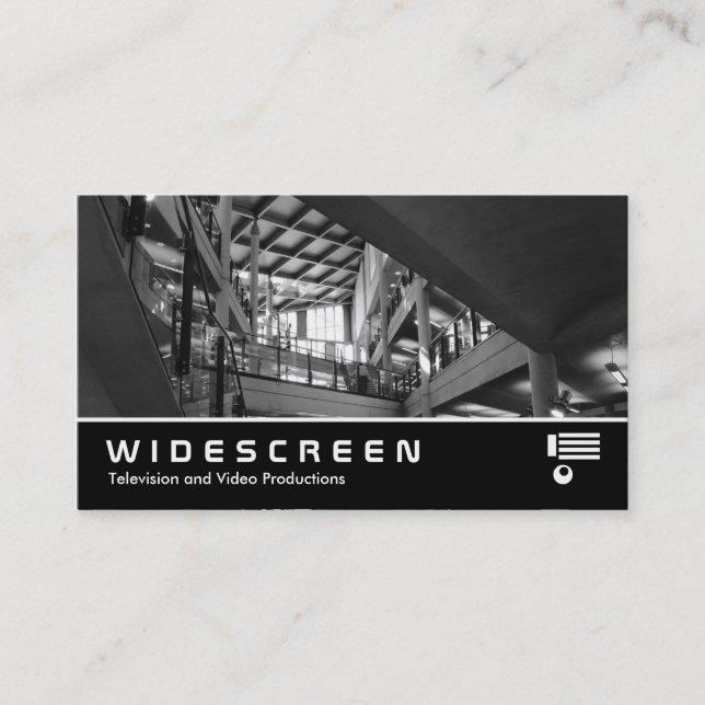 Carte De Visite Écran large 0446 - Intérieur moderne (Devant)