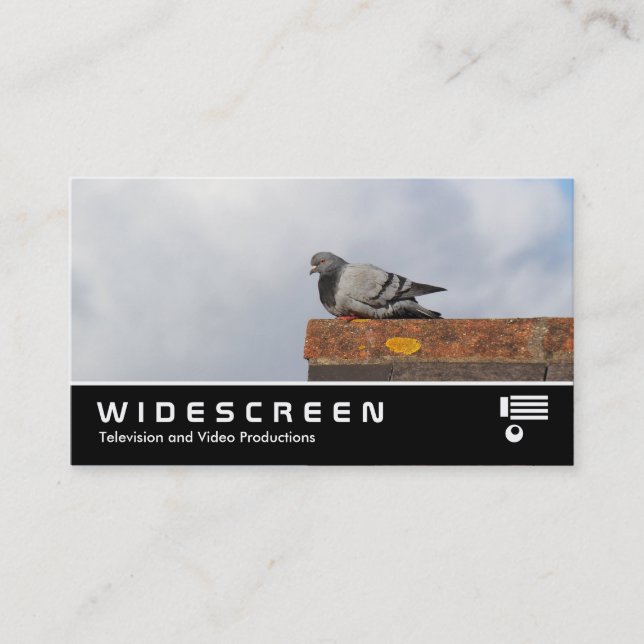 Carte De Visite Ecran large 0466 - Bonjour Pigeon (Devant)