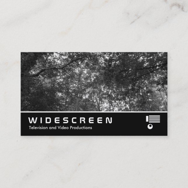 Carte De Visite Écran large 09 Dans les arbres (Devant)