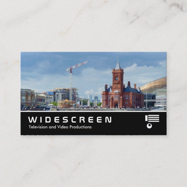 Carte De Visite Écran large 218 - Cardiff Bay (Devant)