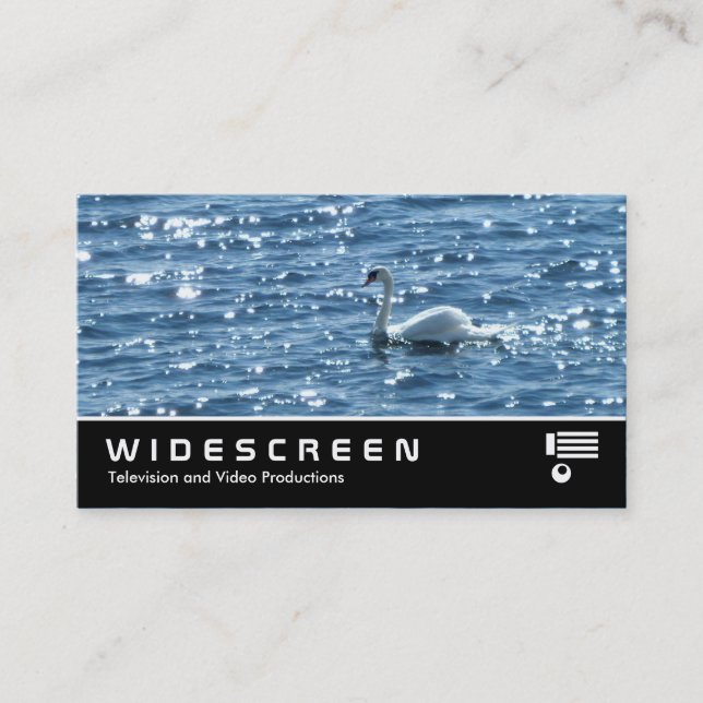 Carte De Visite Écran large 219 - Swan, Cardiff Bay (Devant)