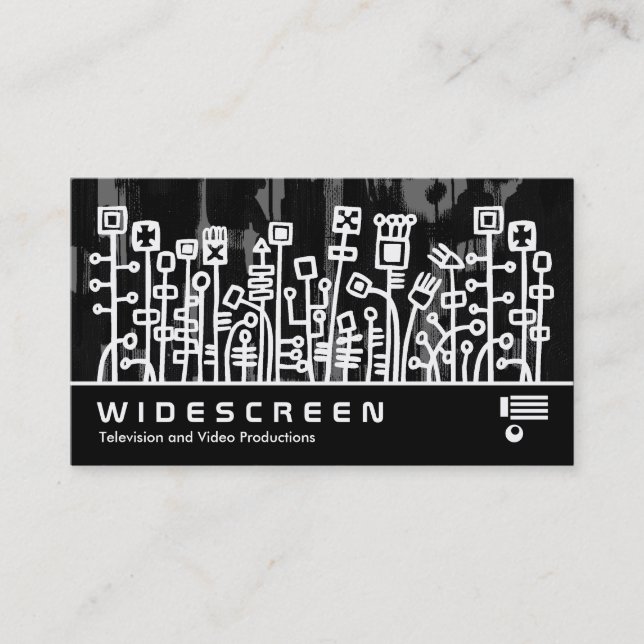 Carte De Visite Écran large 259 - Cyber Garden 01 (Devant)