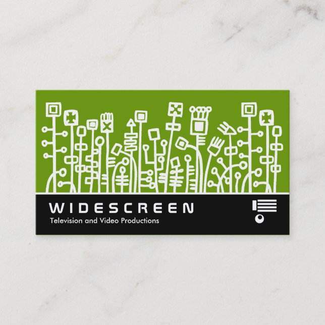 Carte De Visite Écran large 264 - Cyber Garden 06 (Devant)
