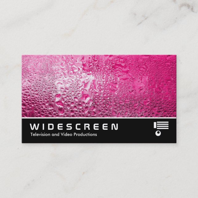 Carte De Visite Écran large 291 - Eau de cerise (Devant)