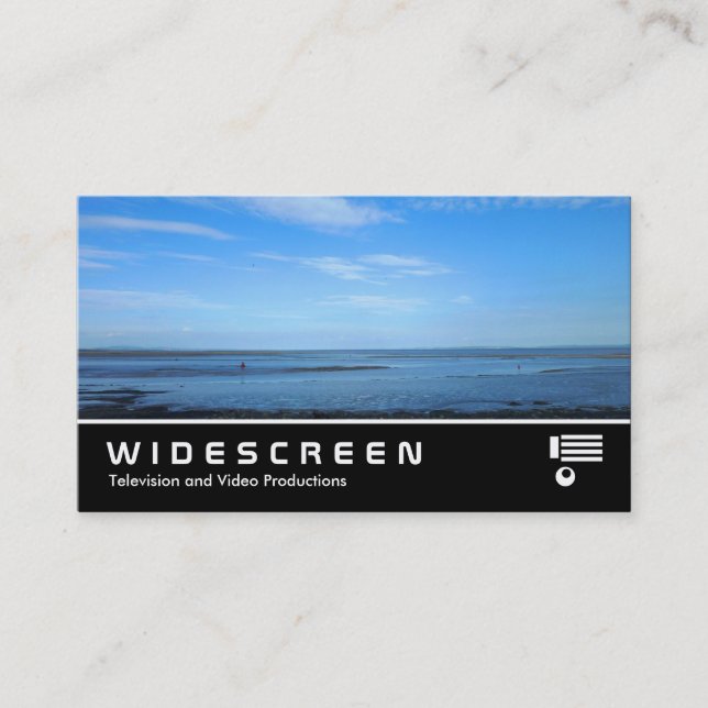 Carte De Visite Écran large 341 - Estuaire de Severn à Penarth (Devant)